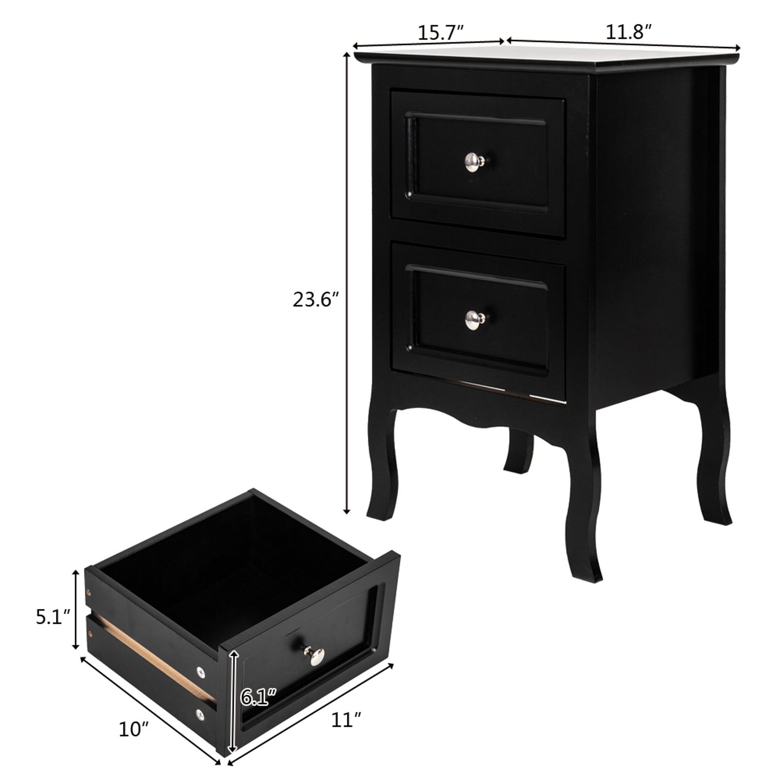 Country Style Bedroom Night Table